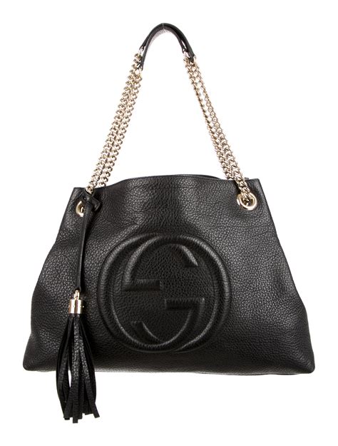 borse soho gucci|gucci leather shoulder bag.